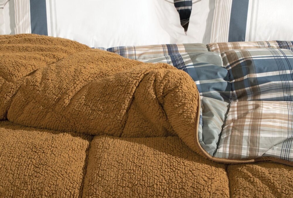 Постельное белье Queen Size Icon Triola Set, цвет Camel — изображение 4