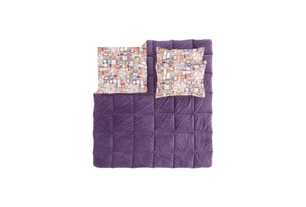 Постельное белье Queen Size Travel Triola Set, цвет Purple (Фиолетовый) — изображение 4