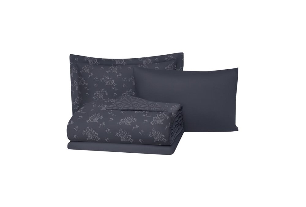 Постельное белье Queen Size Diana Sateen, цвет Anthracite — изображение 4