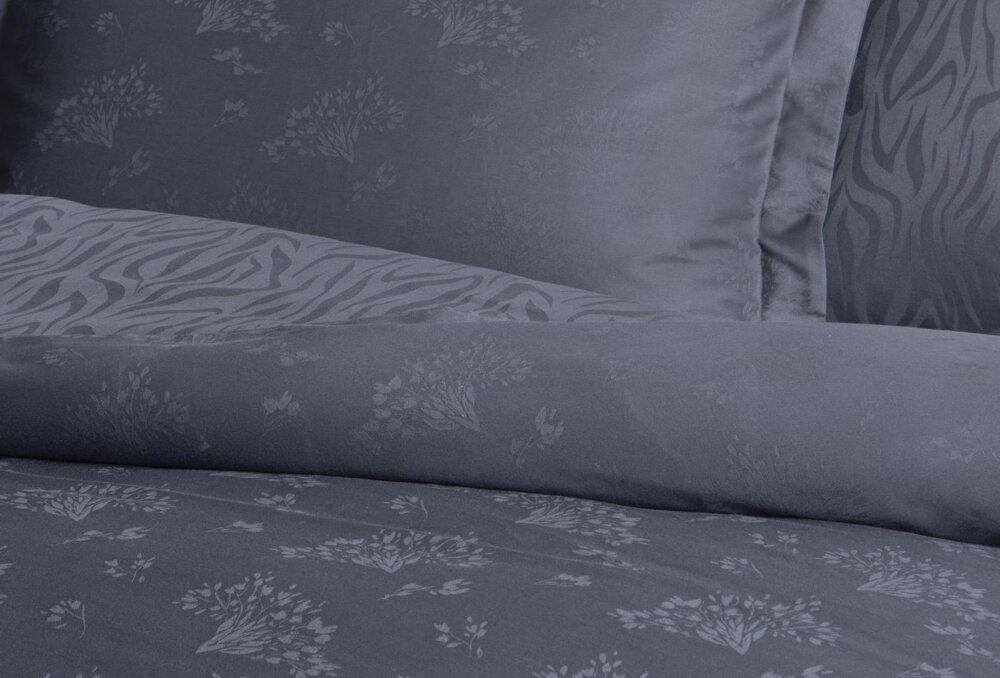 Постельное белье Queen Size Diana Sateen, цвет Anthracite — изображение 2
