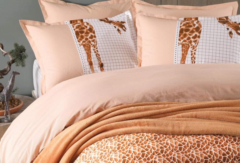 Набор из 5-ти предметов Queen Size Giraffe, цвет Kahverengi (Коричневый) — изображение 3