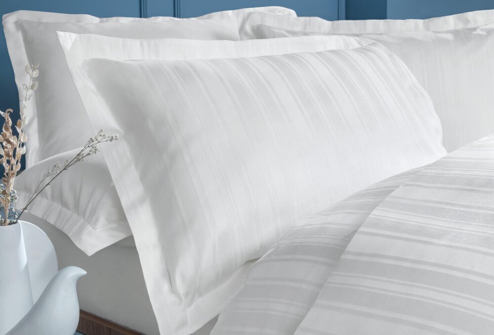 Постельное белье Queen Size Shelly Bamboo Sateen, цвет White — изображение 2