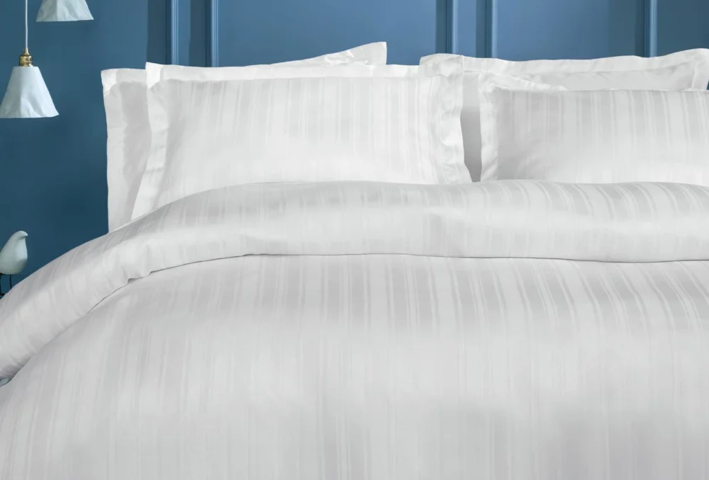 Постельное белье Queen Size Shelly Bamboo Sateen, цвет White — изображение 3