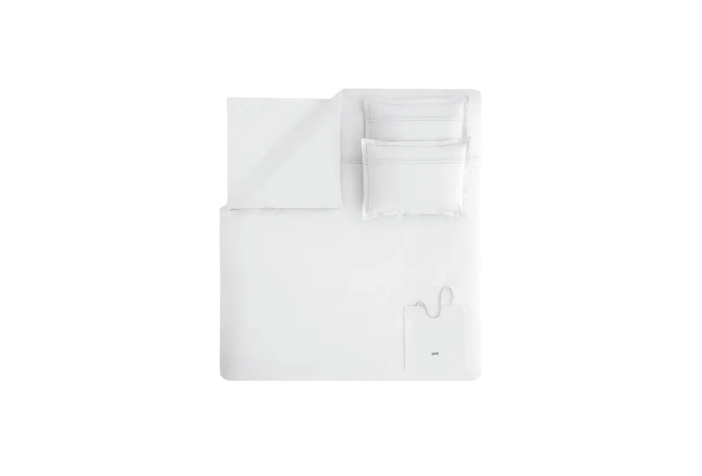 Постельное белье Queen Size Fair Rnf Washed, цвет White — изображение 4