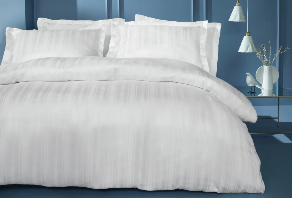 Постельное белье Queen Size Shelly Bamboo Sateen, цвет White — изображение 1