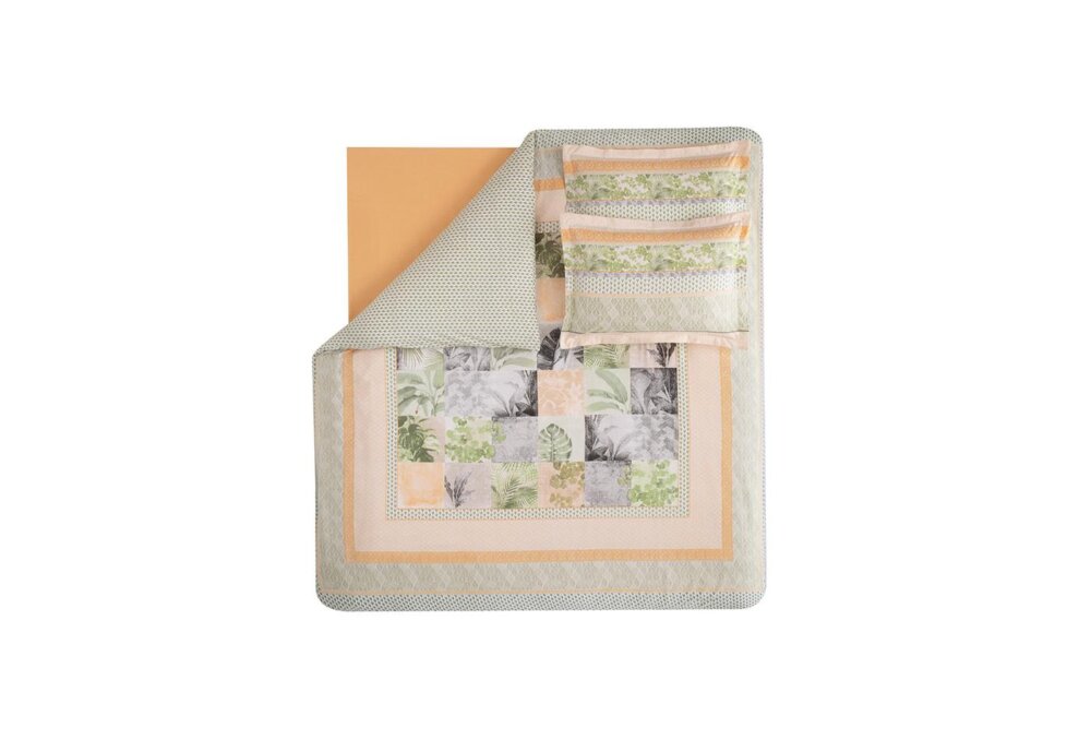 Постельное белье Queen Size Blair Pique Set, цвет Orange — изображение 2