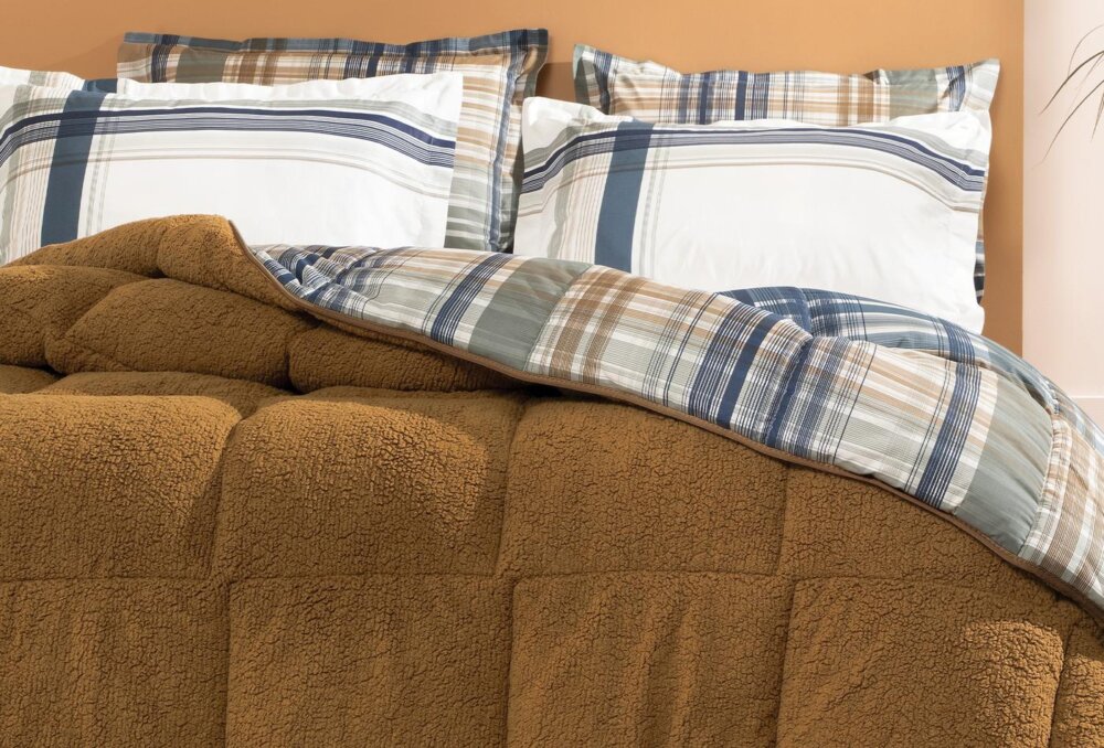 Постельное белье Queen Size Icon Triola Set, цвет Camel — изображение 2