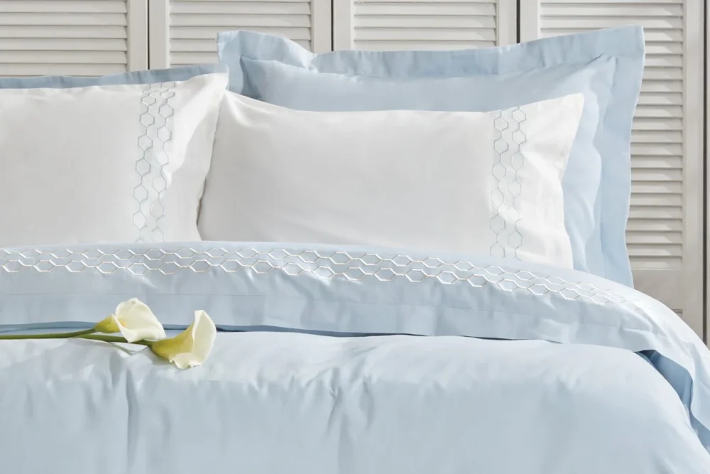 Постельное белье Queen Size Urban Sateen, цвет Blue — изображение 1