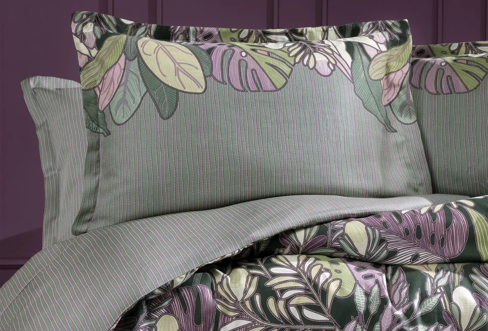 Постельное белье Queen Size Hanes, цвет Haki — изображение 2