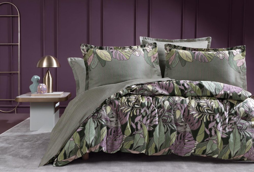 Постельное белье Queen Size Hanes, цвет Haki — изображение 1