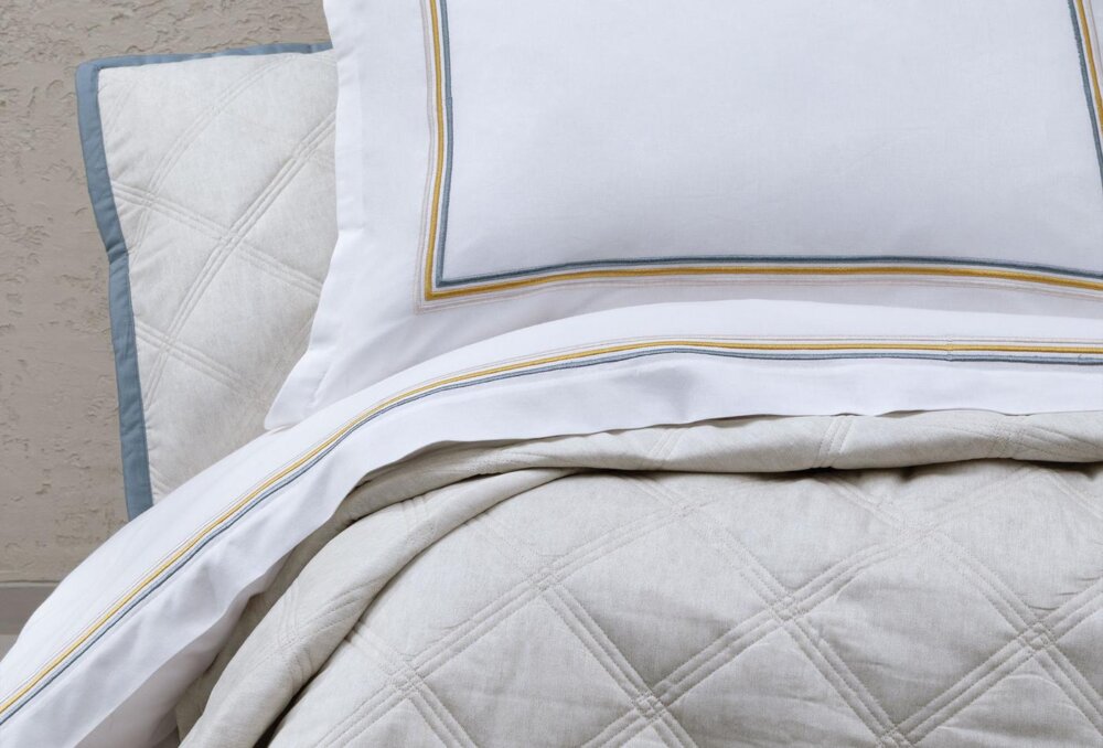 Постельное белье из 8-ми предметов Queen Size Maia, цвет Beige — изображение 3