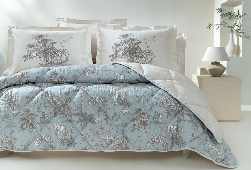 Постельное белье Family Set Queen Size Aster, цвет Sage — изображение 1