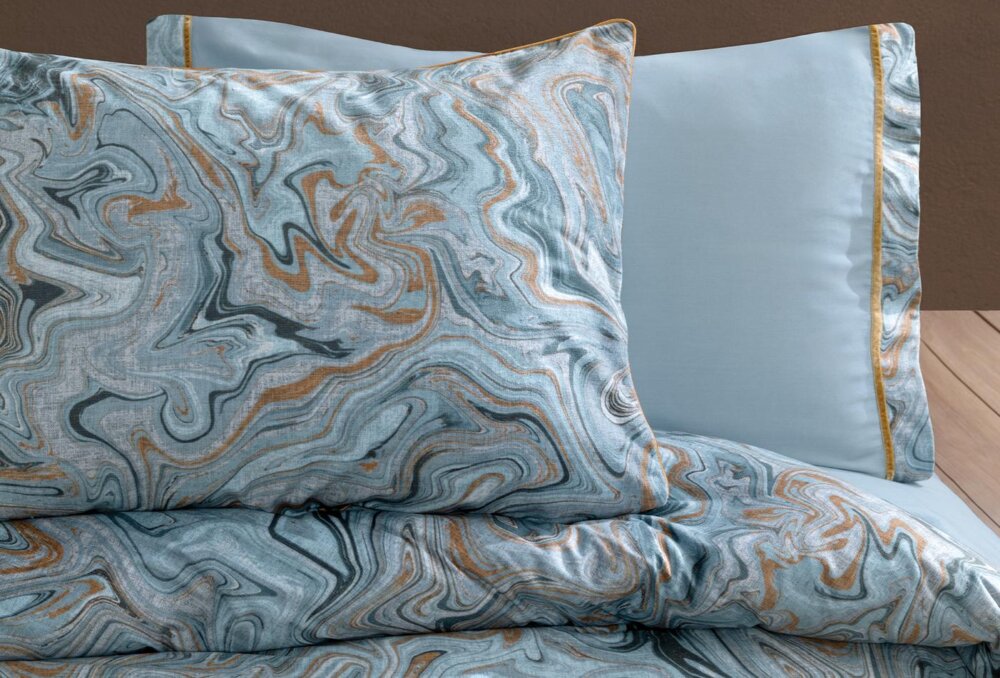Постельное белье Queen Size Vina, цвет Mint — изображение 4