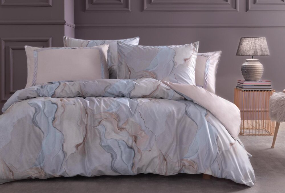 Постельное белье Queen Size Valeri, цвет Powder — изображение 1